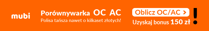 Oblicz OC/AC - w 3 minuty możesz znaleźć polisę tańszą o kilkaset złotych